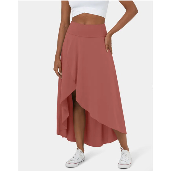 HALARA Skirts Halara Breezeful High Waisted High Low 2in Quick Dry